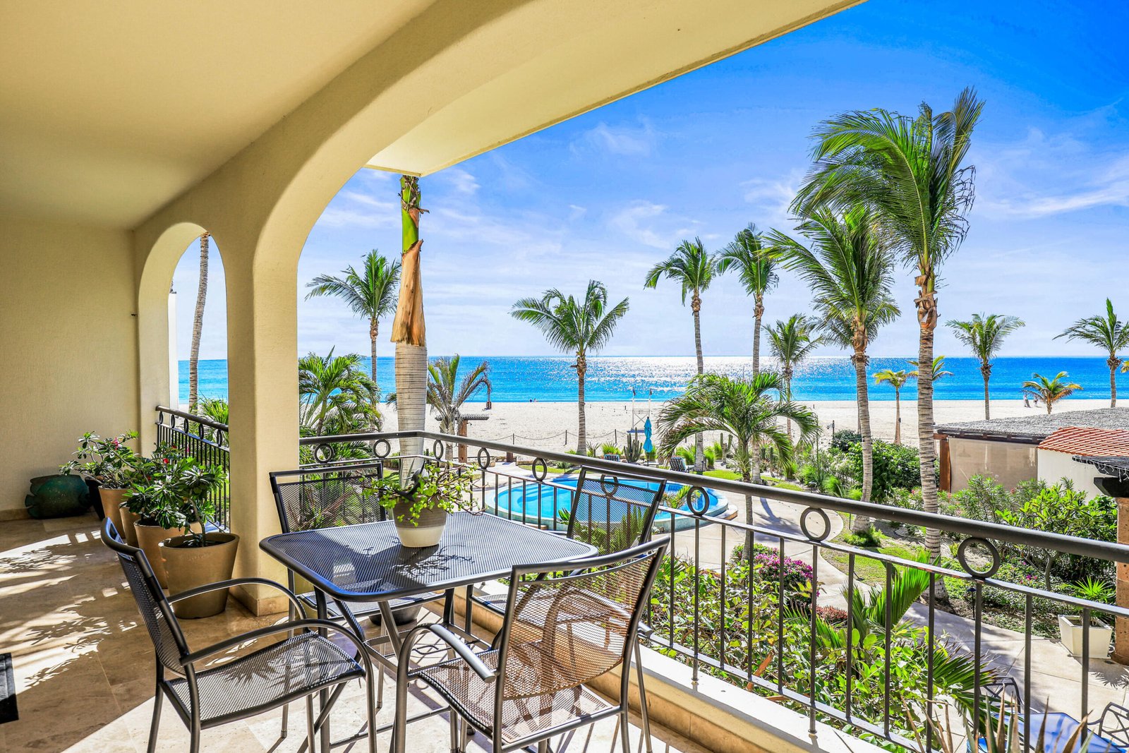 Los Cabos Marina Sol Casa Pancho Villa A107 is a ground-floor 3 bedroom, 3 bathroom condo in Marina Sol, perfectly positioned for guests who want everything within walking distance. You're just minutes from El Médano Beach, the Marina, and the Paradiso shopping mall—no car needed. Inside the community, you also have direct access to the on-site deli, spa services, and restaurants.The ground-floor location gives you direct access to the heart of Marina Sol: a guarded, gated compound with a large resort-style pool, on-site restaurant and bar, mini-market, full-service spa, and open green areas where kids can play and enjoy the space safely.Casa Pancho Villa A107 delivers comfort, convenience, and strong rental appeal in one of Cabo's best walkable locations. for sale