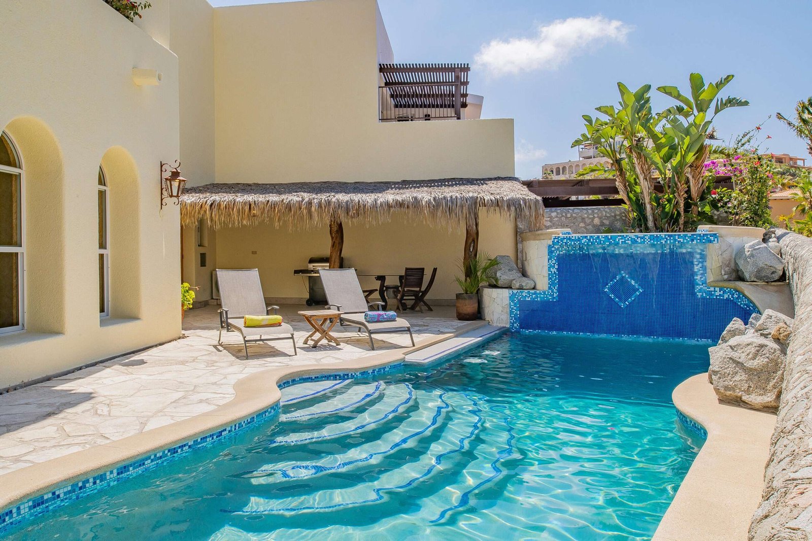 Los Cabos Pedregal Csl Welcome to the house of your dreams, or translated, Casa de los Sueños!! Nestled in the serene and established community of Pedregalito, this fully remodeled, move-in-ready home combines contemporary style with expansive living spaces. Just steps from the iconic Pedregal Beach, Casa de los Sueños features breathtaking ocean for sale