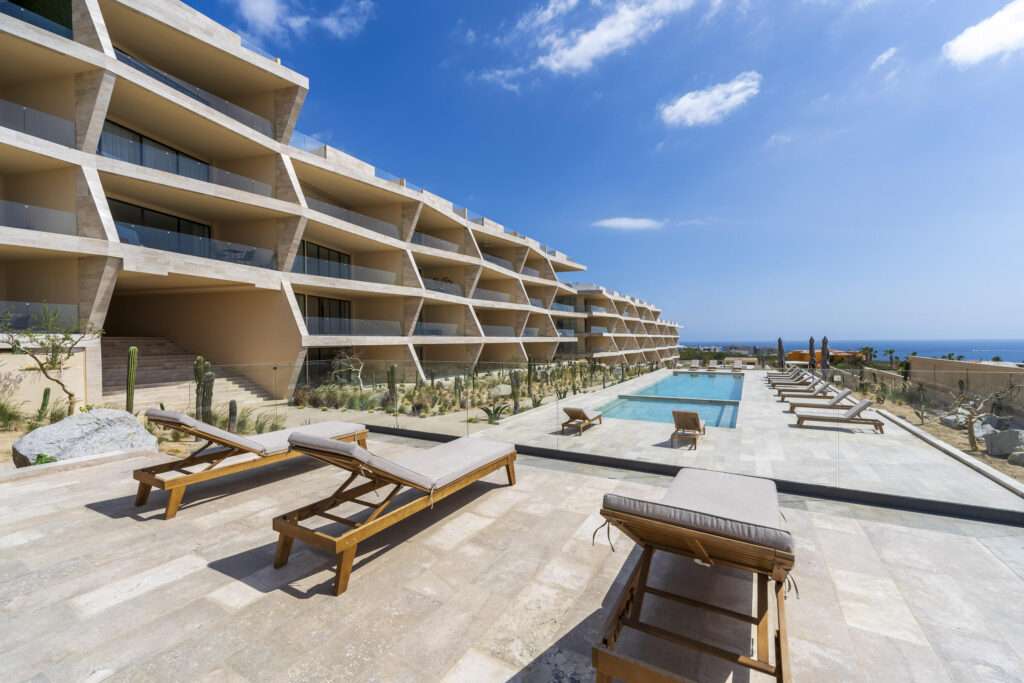 Los Cabos The Arc The ''ARC'' RESIDENCES...CITYSCAPE are nestled in a privileged location at the top of El Tezal, coupled with it's architectural placement of the 3 ''Wines of the Baja'' inspired Towers - Nebbiolo, Syrah & Merlot, will enable 60 beautifully designed Condominiums to enjoy panoramic Ocean and Arch – DEVELOPER FINANCING 60% DOWN, Cabo Corridor, BS