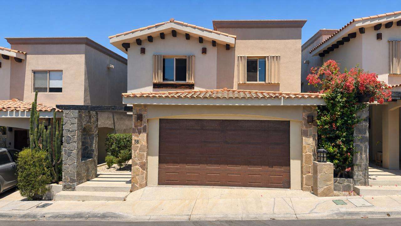 Los Cabos Ventanas Located in the desirable gated community of Ventanas Phase 2 in El Tezal, this beautiful home the perfect combination of comfort, functionality, and investment potential. Featuring 3 bed + Studio + 4.5 bathrooms, a covered garage, an expansive patio backyard, and a stunning rooftop terrace to enjoy Cabo's breathtaking sunsets, this home is designed for both everyday living and entertaining.The property includes hurricane shutters, spacious indoor and outdoor living areas, and a beautiful patio yard ideal for families and gatherings. Well-established, family-oriented community known for its excellent HOA management and amenities including a pool, gym, and kids park.Ideally located near schools, beaches, shopping, and downtown Cabo. for sale