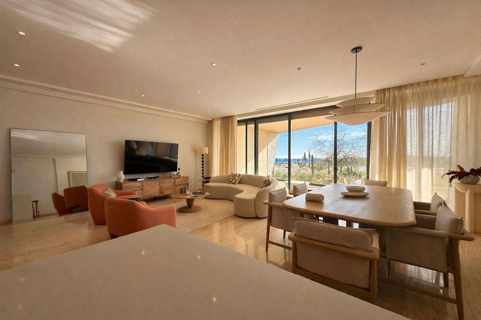 Los Cabos Mistiq Los Cabos Discover MISTIQ Los Cabos, an exclusive residential development in the desirable Cabo Corridor. This beautifully designed residence offers 158 m² of living space with 2 bedrooms and 2.5 bathrooms, featuring a layout that maximizes natural light and indoor-outdoor living. The unit is fully furnished and equipped, ready to enjoy. Residents of MISTIQ Los Cabos enjoy resort-style amenities, elegant common areas, and a prime location just minutes from beaches, golf courses, restaurants, and the Marina of Cabo San Lucas. for sale