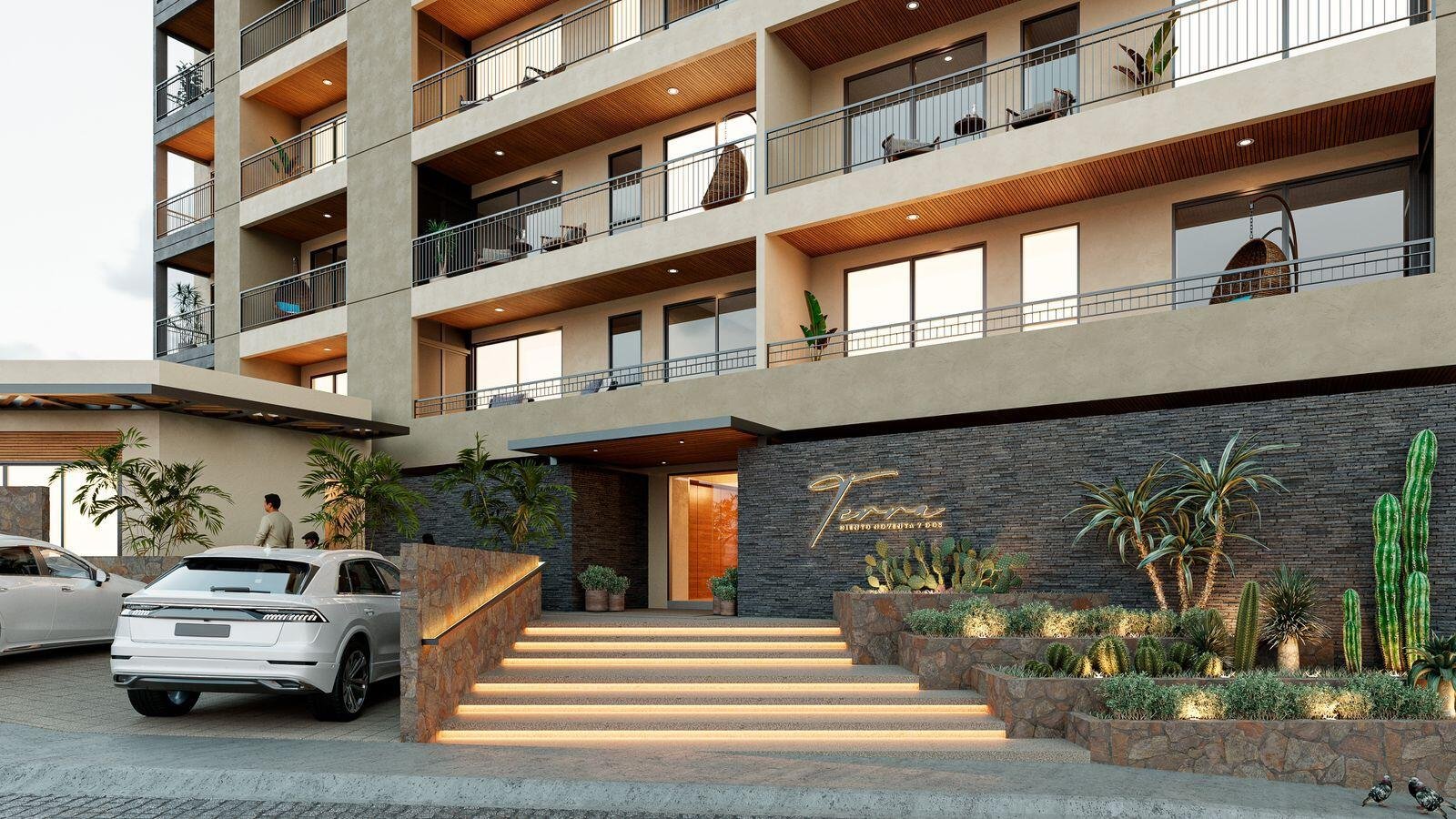 Los Cabos Marea Los Cabos This Vibrant 3 Bedroom Condo is located in Downtown Cabo San Lucas inside the spectacular new development Marea at only 500 hundred meters from Medano Beach.The Vibrant Condo has a fully equipped opened kitchen, a living room with beautiful natural light an private terrace, master bedroom with en-suite bathroom, walking closet, working area and balcony, second bedroom with en-suite bathroom, closet and balcony, third bedroom with closet and balcony, a full bathroom. The community has 24/7 security, lobby, gym, pool, roof top with jacuzzi and BBQ area.Vibrant Condo is a turnkey property with great ROI for sale