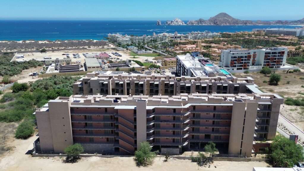 Los Cabos Las Arenas Best priced, 2 bed fully furnished condo in Las Arenas!! This property is ideally located just five minutes from the famous Medano Beach and offers convenient access to a wide selection of restaurants, supermarkets, and the Marina.The building features an impressive suite of amenities designed for comfort and relaxation, including two large swimming pools (one is semi-olympic size), firepit, large jacuzzi, and spacious lounging areas. Residents also have access to an on-site spa with a sauna and a fully equipped gym. – BEST SUITES CONDO, Cabo San Lucas, Cabo San Lucas, BS