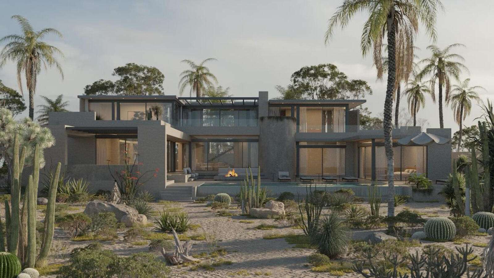 Los Cabos El Tule-Inland:General Rare investor opportunity in the San José Corridor. 2 luxury residences fully completed and move-in ready. 8 additional units with land secured and full blueprints in place -- ready to build to buyer's vision. At for sale