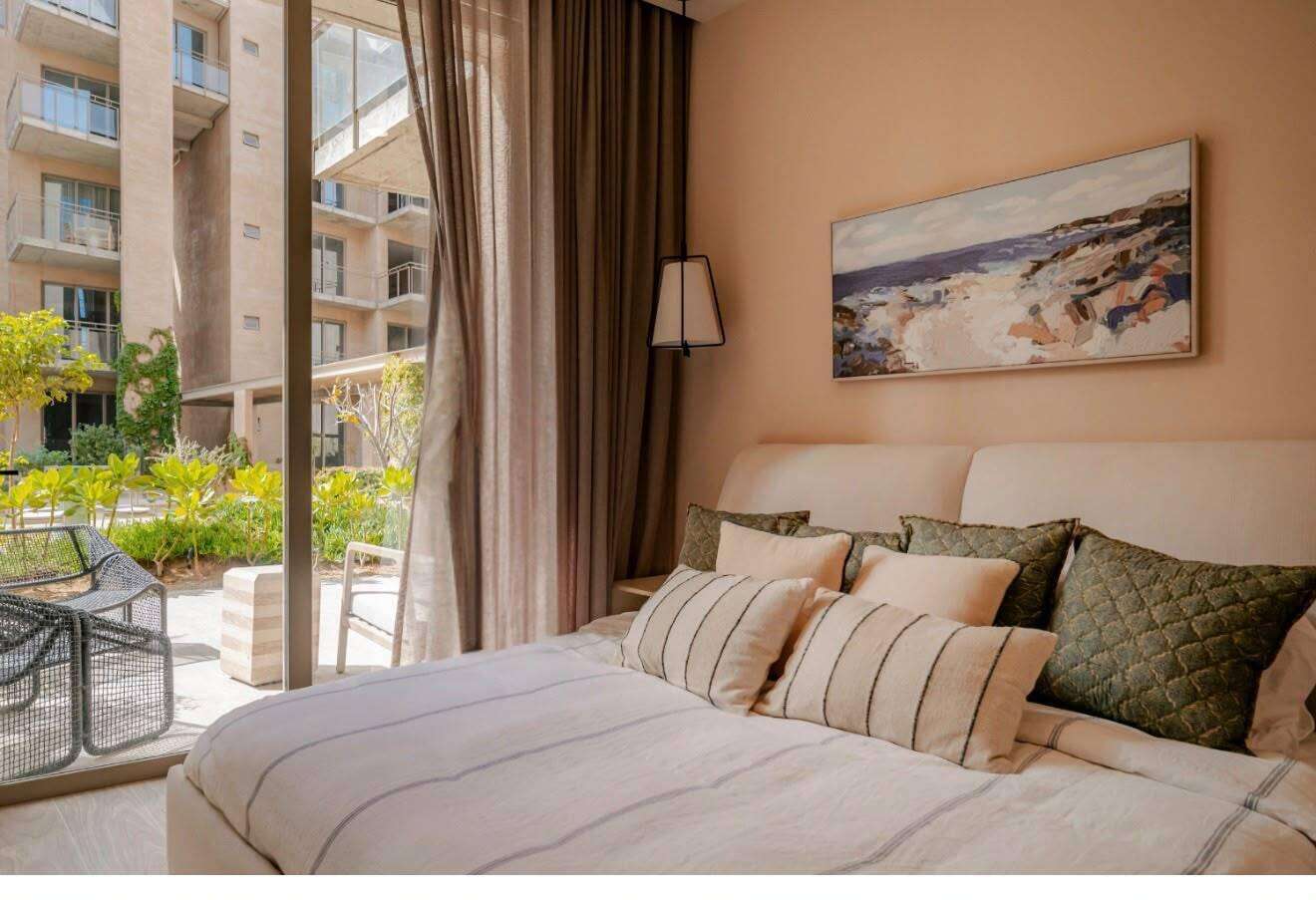 Los Cabos Las Arenas Enjoy the ultimate luxury of direct, walk-out access to the sparkling pool and premium amenities right from your terrace. the condominium A106 Beautifully designed with 2 serene bedrooms and 2 full, modern bathrooms.Thanks to its thoughtful design, the apartment is bathed in natural light, creating a remarkably warm, fresh, and welcoming atmosphere from the moment you step inside.It is located in Las Arenas, just 5 minutes away from the beach for sale