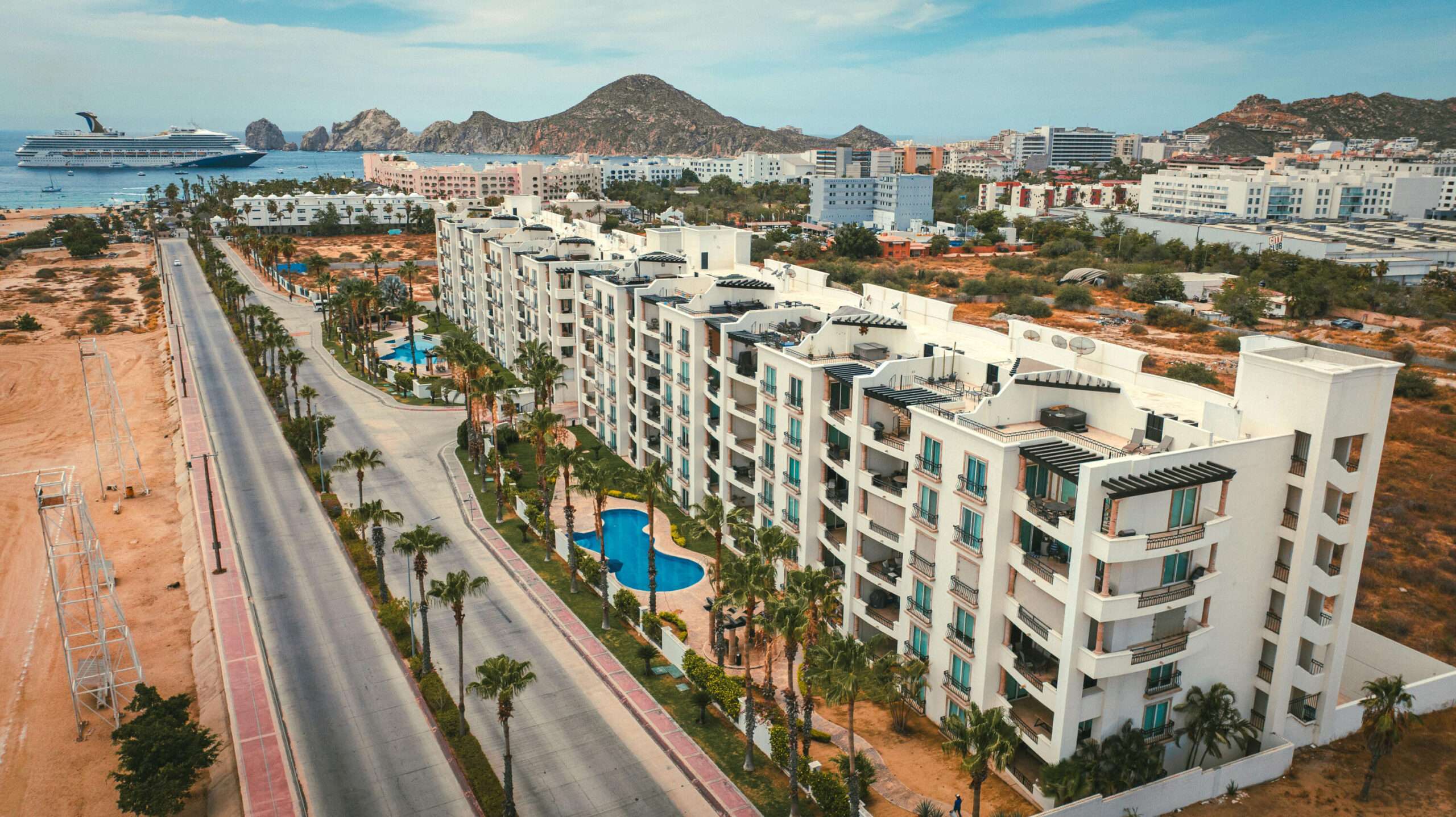 Los Cabos Puerta Cabos Village LOCATION, LOCATION, LOCATION!This beautifully appointed 2-bedroom, 2-bathroom condo is located just one block from Medano Beach, Cabo San Lucas' most iconic beach, well-known for its long stretch of golden sand and crystal-clear, swimmable waters.Offered fully furnished and move-in ready, the residence features an open-concept living area that flows seamlessly onto a spacious private terrace--perfect for relaxing or entertaining. Whether you're looking for a vacation home or an income-producing investment, this property is ready to enjoy from day one.The generous primary suite boasts an oversized en-suite bathroom complete with a luxurious Jacuzzi tub, creating the perfect private retreat.Additional features include one underground parking space and a private storage room. Residents enjoy exceptional community amenities, including 24-hour security and two large swimming pools. Ideally located just minutes from the Cabo San Lucas Marina, downtown, world-class dining, shopping, and vibrant nightlife, this condo offers the perfect combination of convenience, lifestyle, and investment potential. for sale