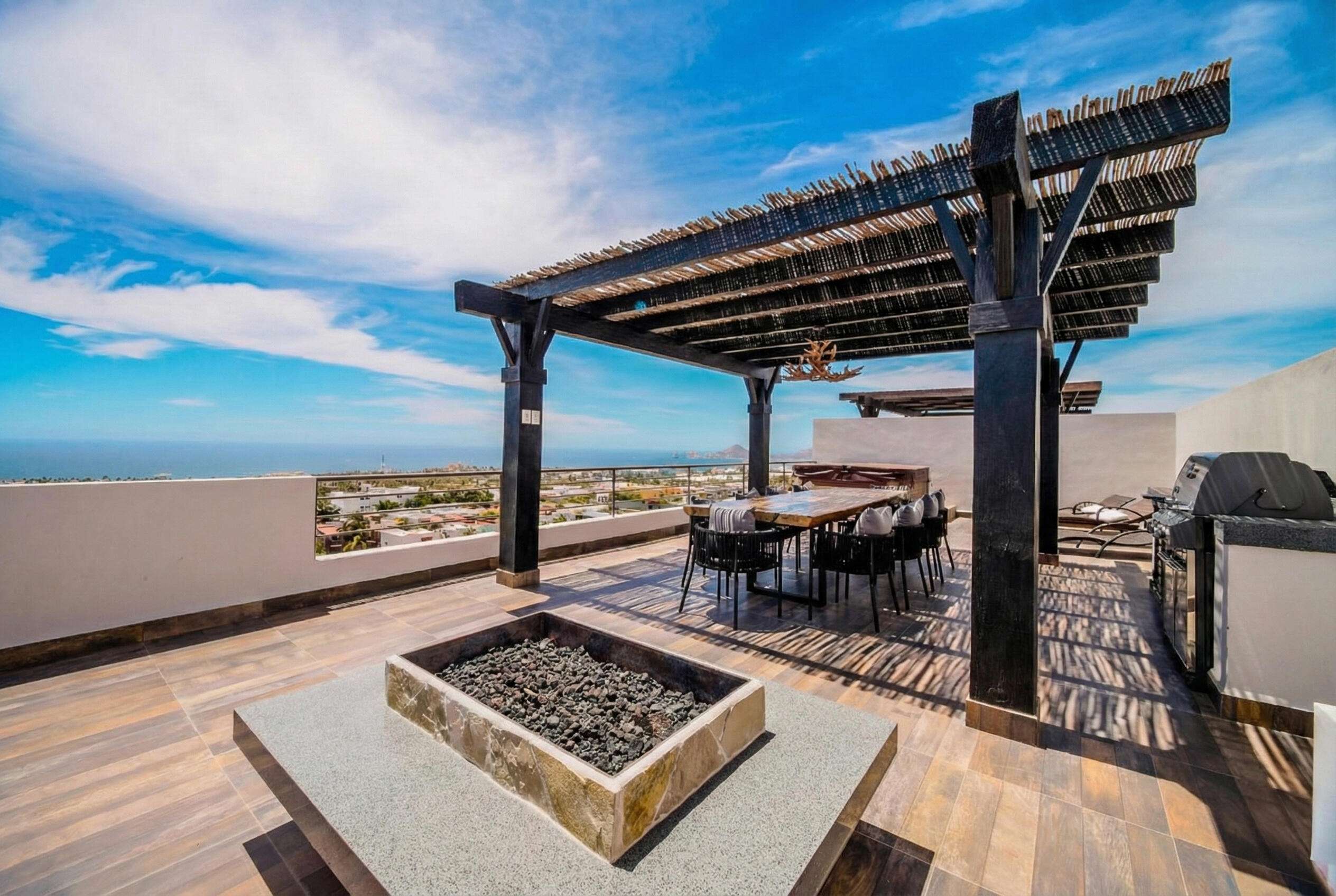 Los Cabos Vista Mare Condo for sale at Vista Mare, Cabo San Lucas, located on the third level with ocean and mountain for sale