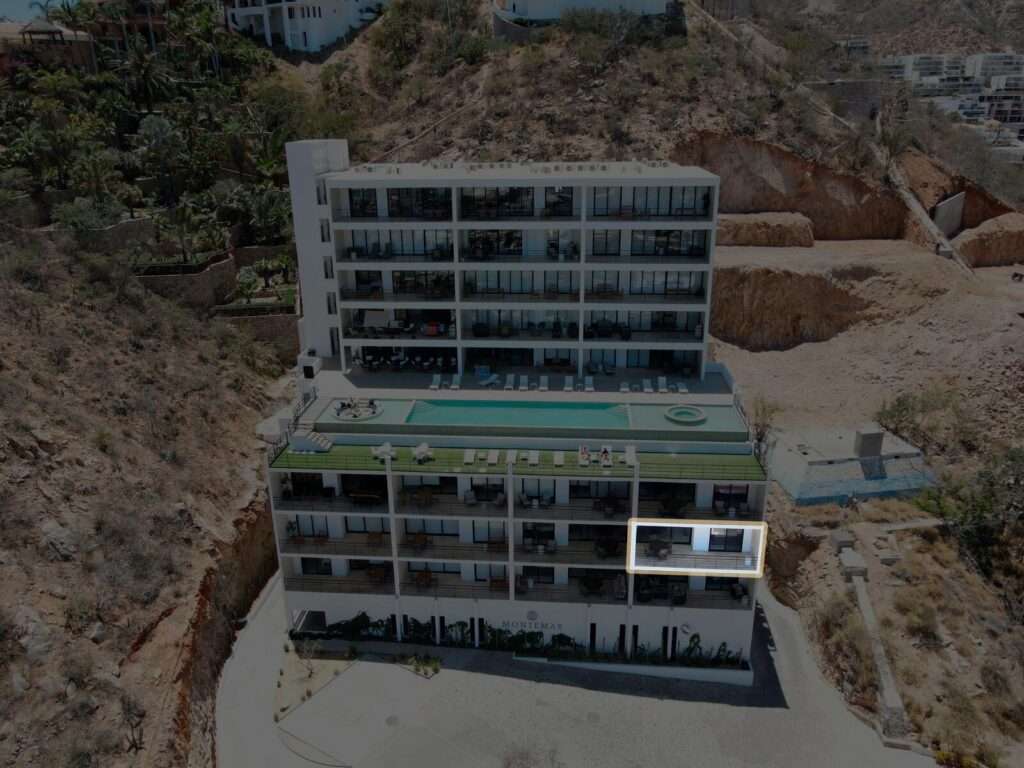 Los Cabos Pedregal Towers Pedregal Towers A03 is a rare 3BR/3BA condo in Cabo San Lucas exclusive Pedregal community, walkable to downtown and the marina. Floor-to-ceiling sliding doors connect the living area to a private terrace with city/mountain – Camino del Colegio, Cabo San Lucas, BS
