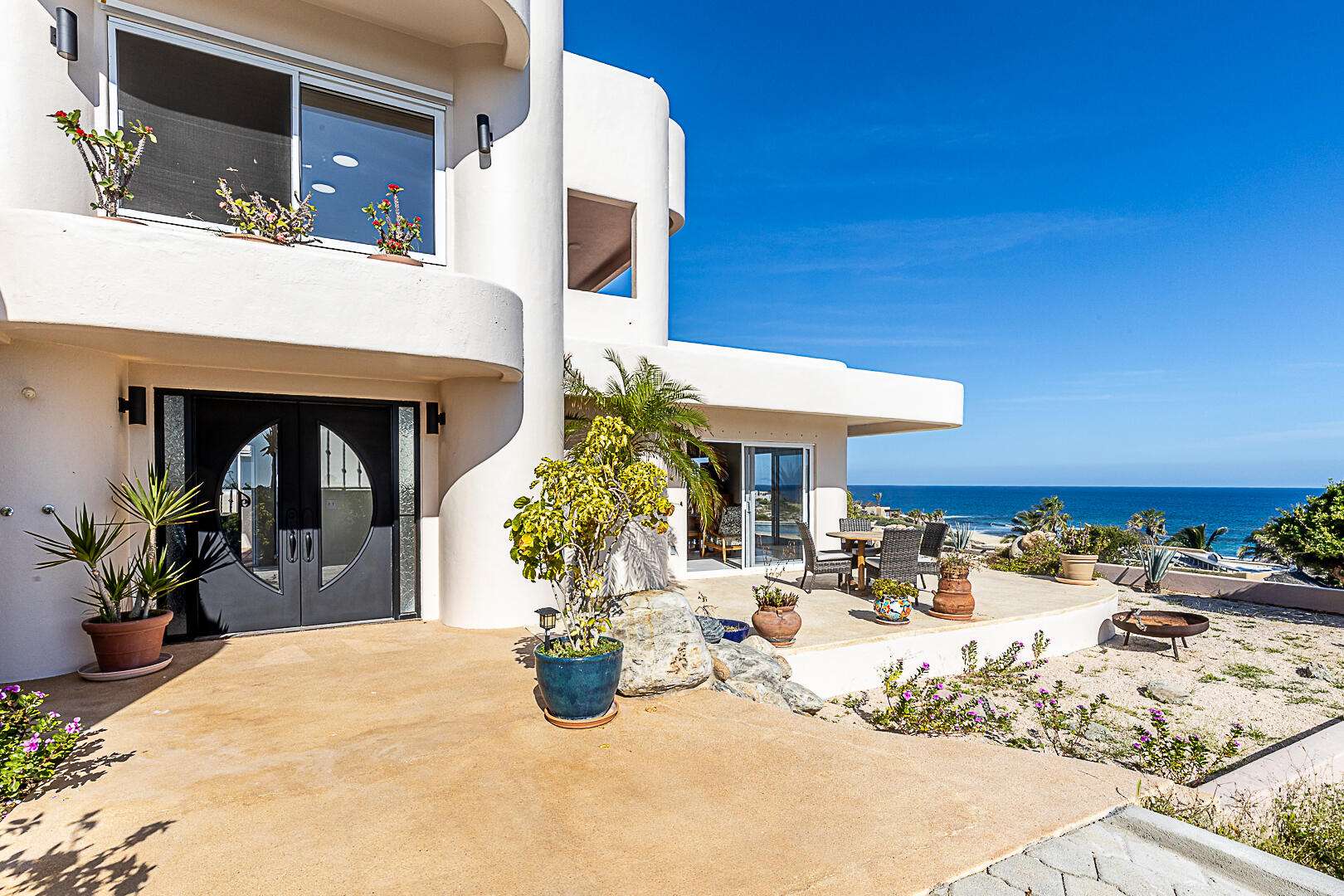 Los Cabos Laguna Hills Located within the gated community of Laguna Hills, this thoughtfully designed single-level residence offers effortless living with elevated indoor-outdoor flow and expansive mountain for sale