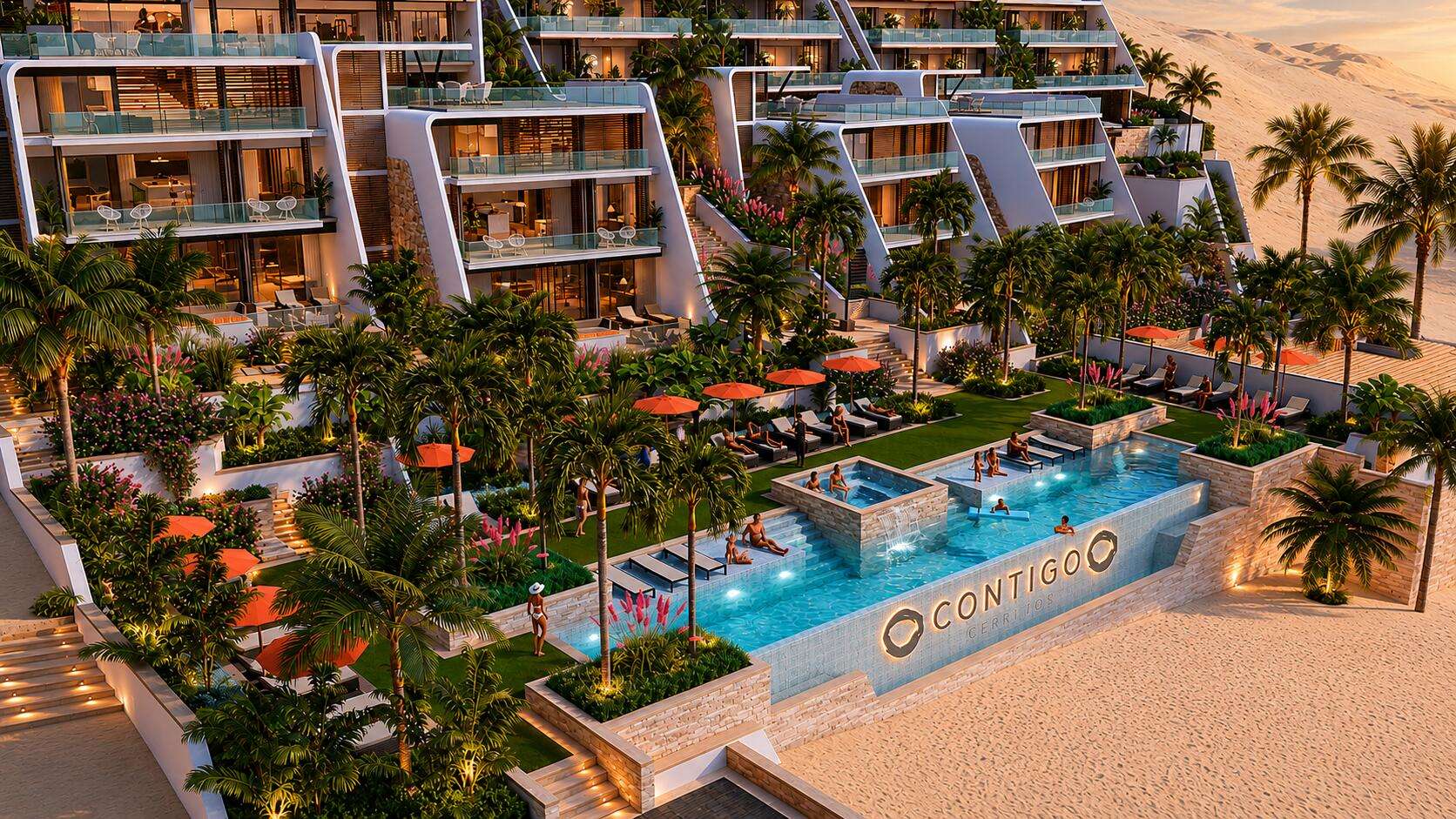 Los Cabos Section 22f- La Montana Experience an intimate collection of five single-family residences with mountainand arroyo for sale